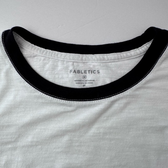 FABLETICS Women's Cotton Slub Cropped Top Size M - Picture 4 of 6